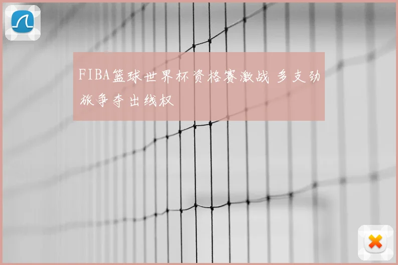 FIBA篮球世界杯资格赛激战 多支劲旅争夺出线权